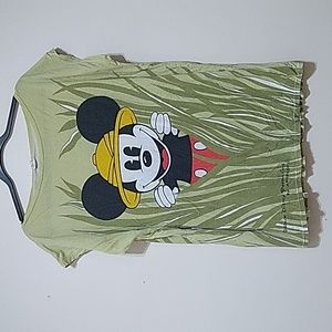 Vintage Walt Disney Caro Amoroso Safari  Mickey Tee.